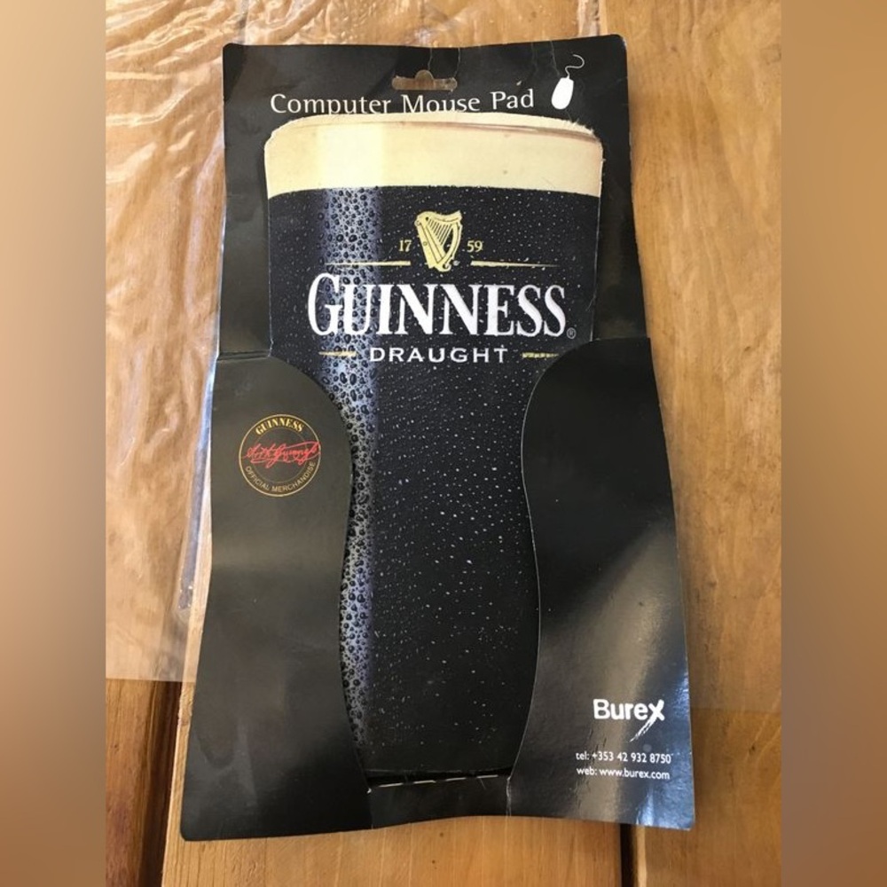 NIP Guinness Computer Mouse Mat RARE